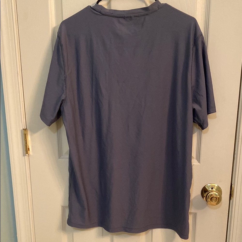 Old Navy Gray Rash Guard Swim Top - Picture 2 of 2